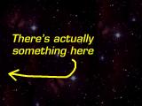 something actually there!